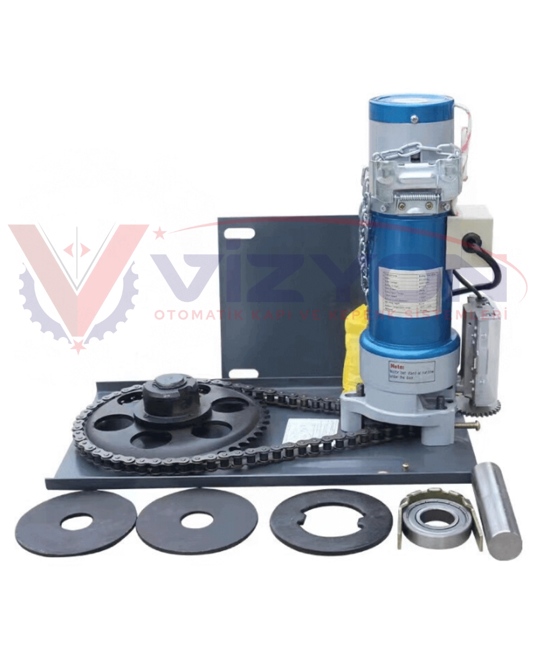 BVA AC-600KG Zincirli Endüstriyel Kepenk Motoru (Alıcı Dahil)