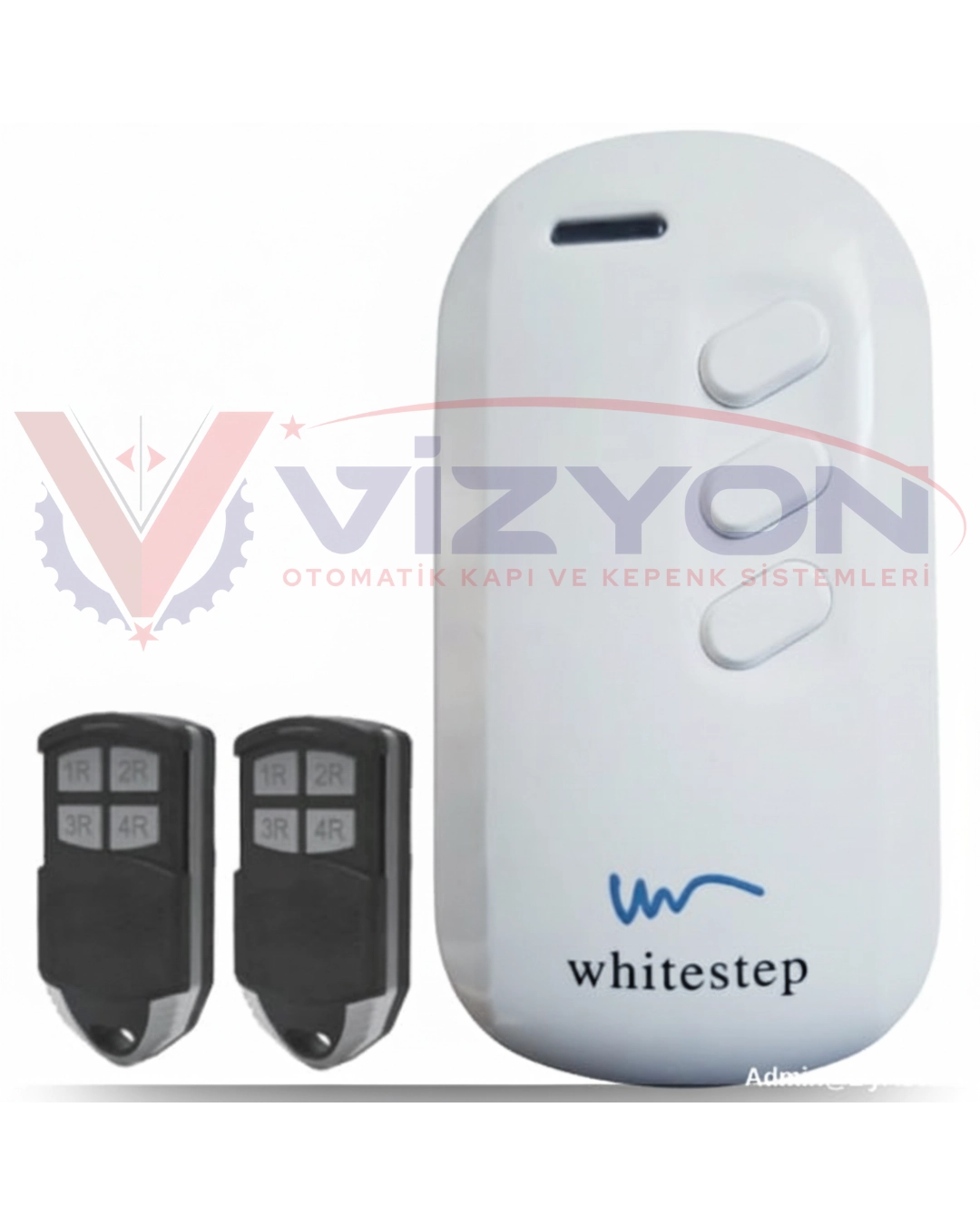 White Step Kepenk Alıcısı +4 Kanallı 2 Kumanda